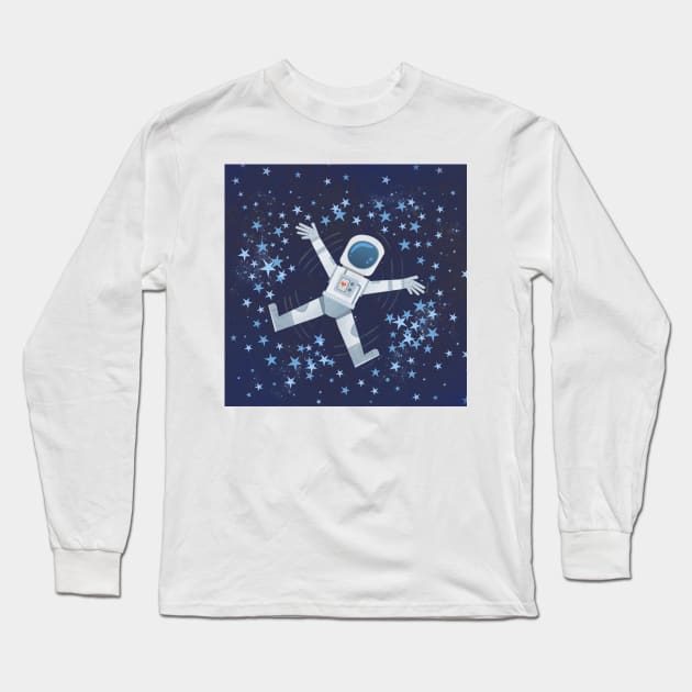 The astronaut Long Sleeve T-Shirt by Luis San Vicente 